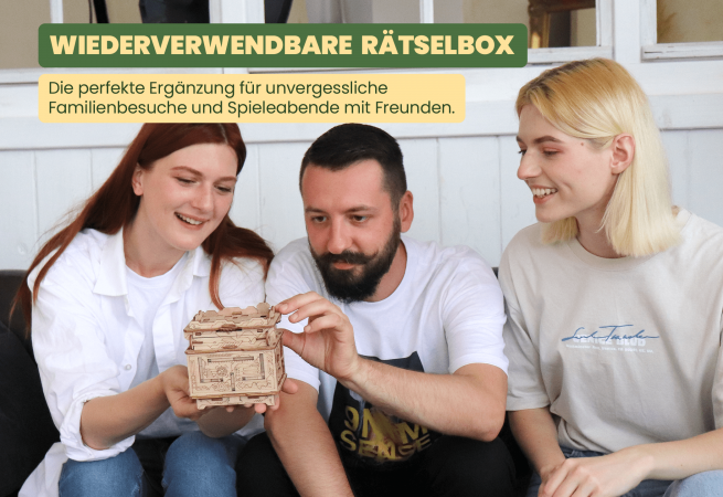 Fotos und Abbildungen von Rätselbox Set | Einsteiger | Cryptex Gratis. ESC WELT.