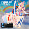 Fotos und Abbildungen von Fantasy Trio 3D Puzzle Kit. ESC WELT.