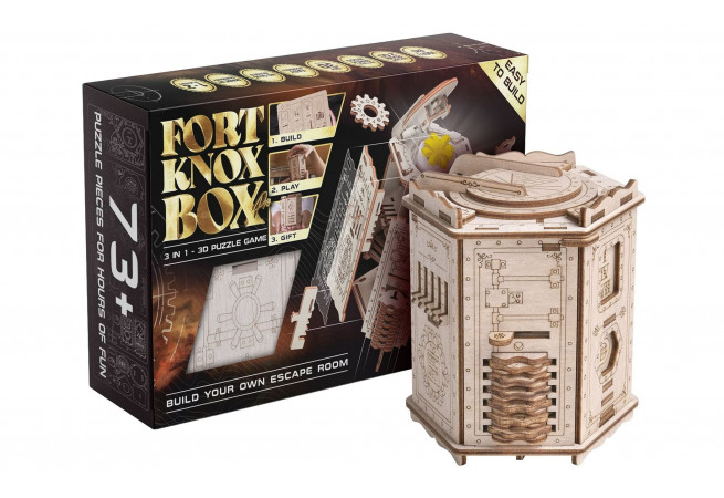 Fotos und Abbildungen von 3D Puzzle Game Fort Knox Box Pro. ESC WELT.
