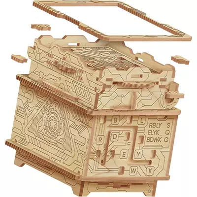 Orbital Box 3D Holzpuzzle 
