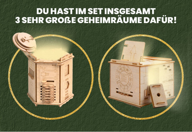 Fotos und Abbildungen von Puzzle Box Set + Secret Box Gratis Dazu. ESC WELT.