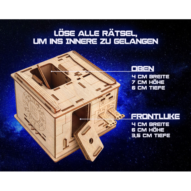 Fotos und Abbildungen von Space Box. ESC WELT.
