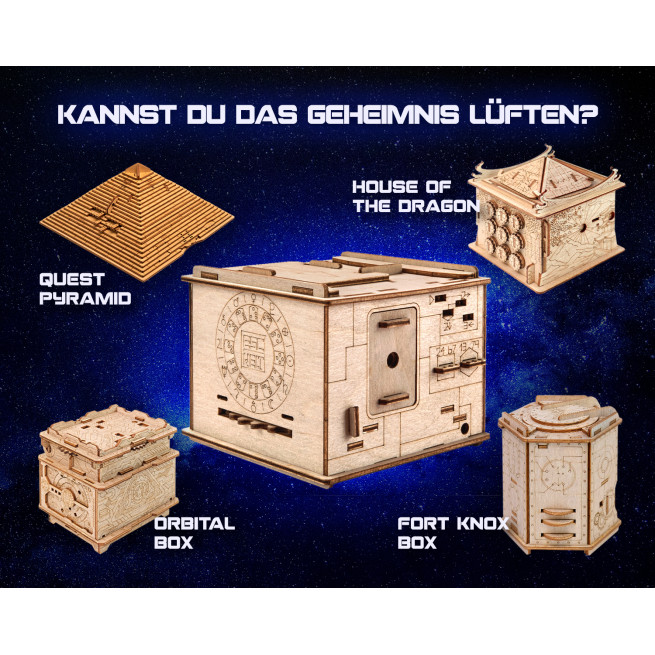 Fotos und Abbildungen von Space Box. ESC WELT.