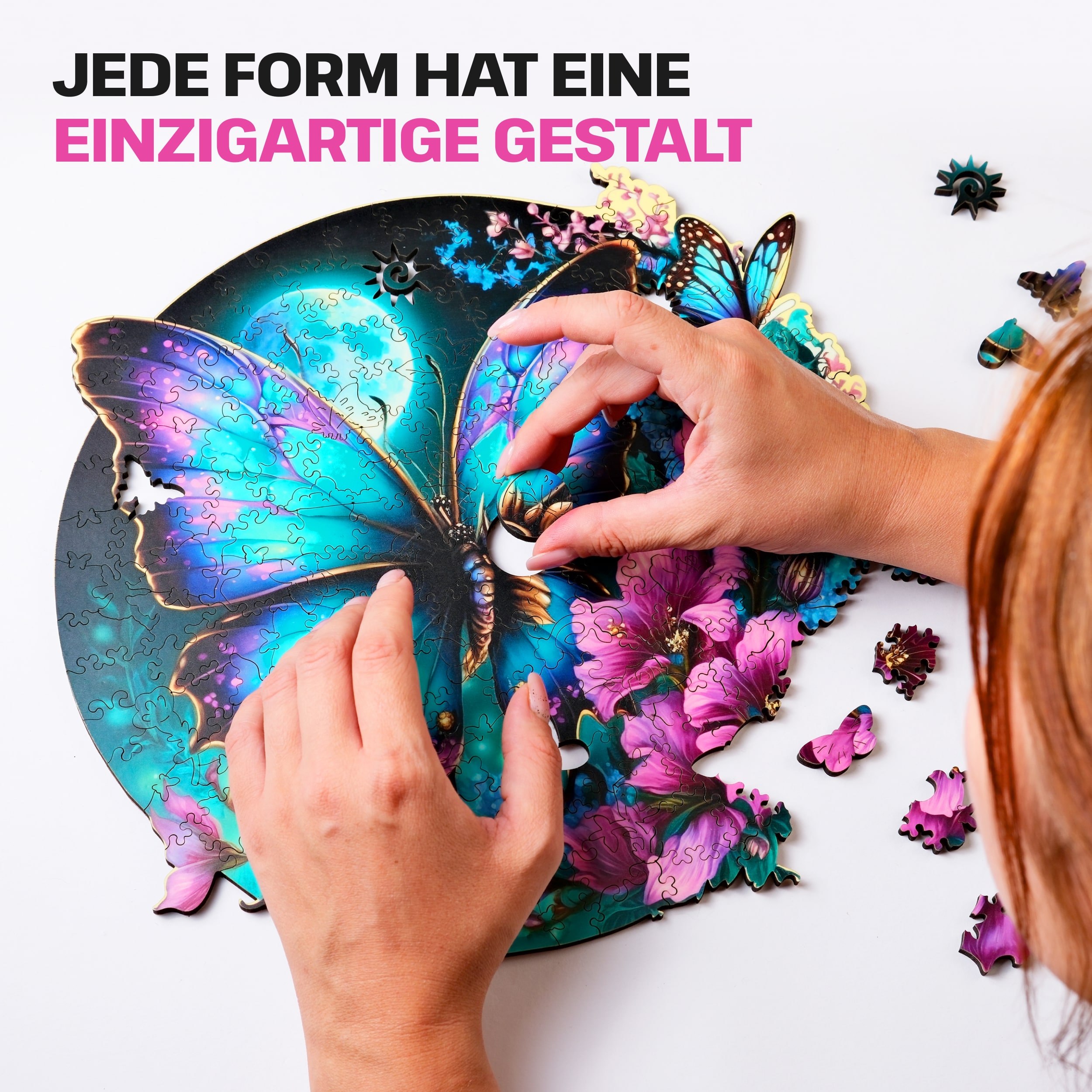 Fotos und Abbildungen von Schmetterling Puzzle 300 Teile. ESC WELT.