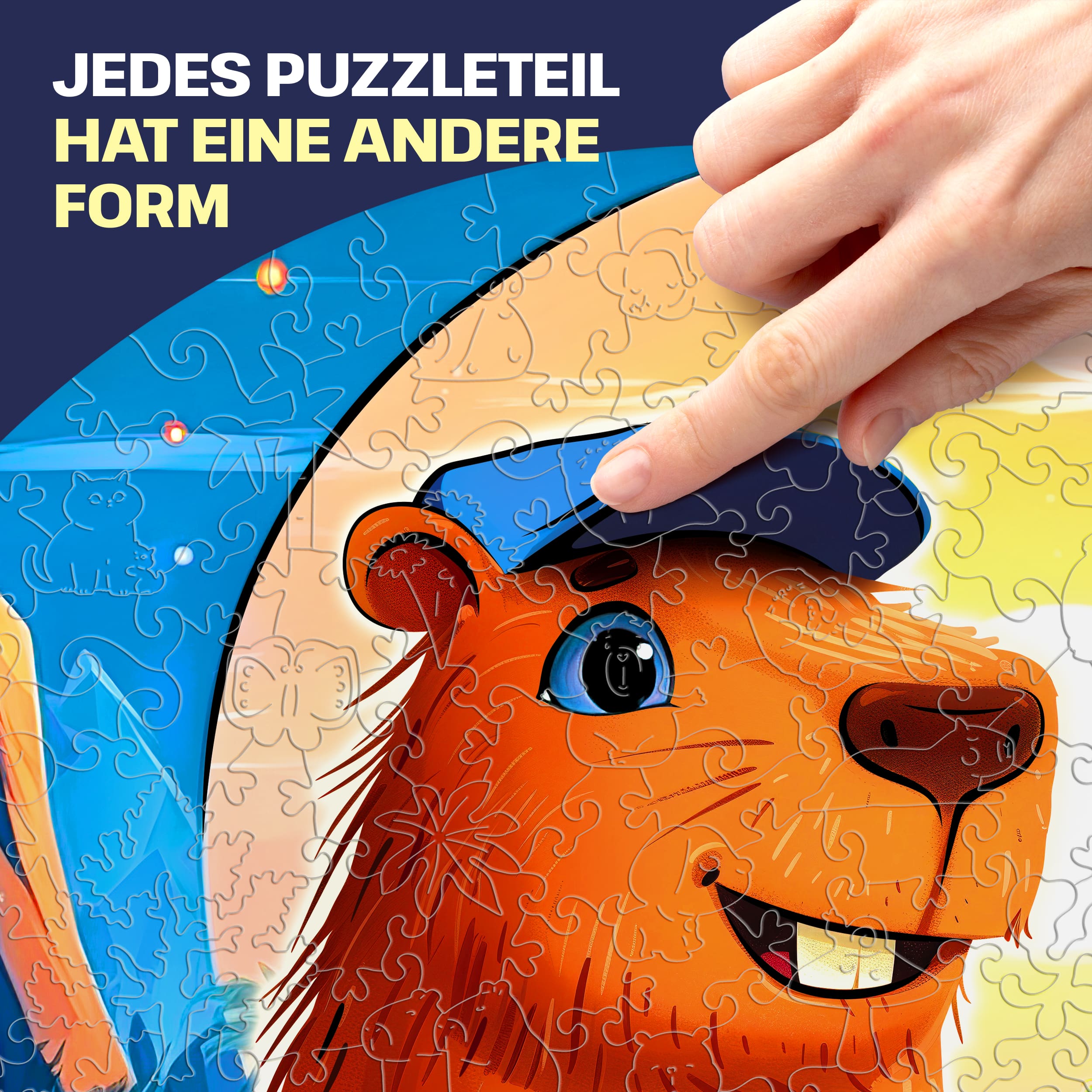 Fotos und Abbildungen von Capybara Puzzle 300 pieces. ESC WELT.