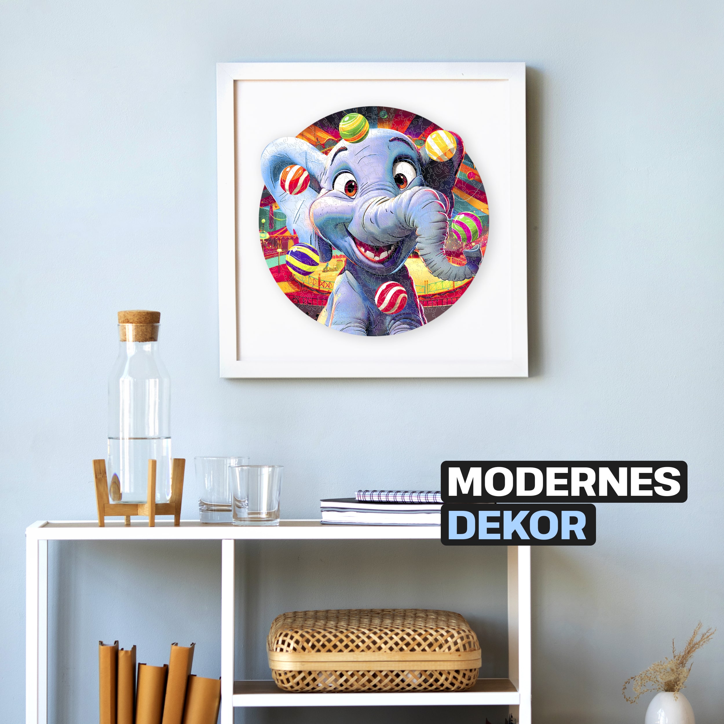 Fotos und Abbildungen von Funny Elephant  Puzzle 200 pieces. ESC WELT.