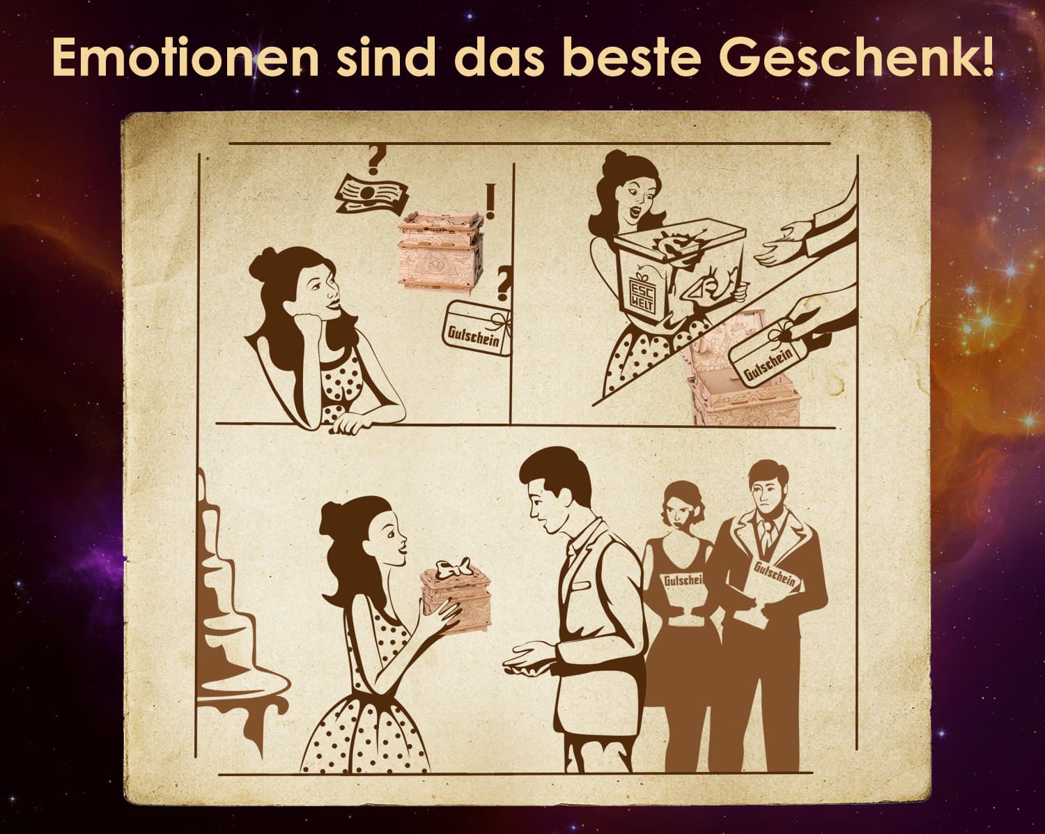 Fotos und Abbildungen von Orbital Box. ESC WELT.